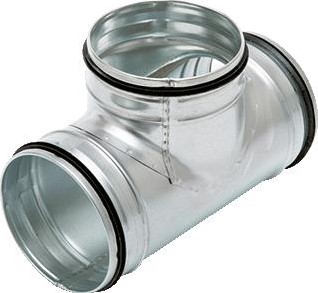AIR SPIRALO KEN-LOK T-STUK LUCHTKANAAL 90 GRADEN 100-80 RT RT9-010-008K RT9.010.008K