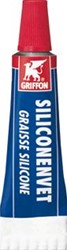 GRIFFON SMEER-EN ONDERHOUDSMIDDEL KRAANVET SILICONENVET TRANSPARANT VERPAKKING TUBE