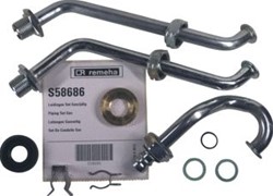 REMEHA AVANTA EN ANDERE SERIES LEIDINGSET GASZIJDIG S58686