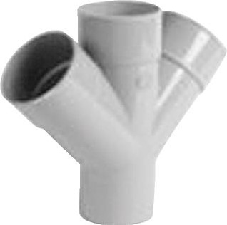 PVC KRUIS T STUK 40MM 45 GRADEN 110302