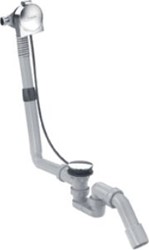 HANSGROHE EXAFILL EXAFILL S BADAFVOER-OVERLOOP-EN VULCOMBINATIE MET WASTE VOOR NORMAAL BAD CHROOM 58113000