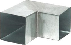 RHEINZINK WB VIERKANTE BOCHT 90° GESOLDEERD 80X80MM 1635000485