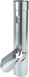 RHEINZINK WB REGENTONKLEP 120MM MET RVS BLADVANGER 1635001520