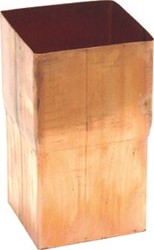 WENTZEL VIERKANTE FITTING MET 2 AANSLUIT. KOPER WANDDIKTE 0.6MM RECHT OPPERVLAKTEBESCHERMING GEEN (ONBEHANDELD) VIERKANTMAAT 80MM AANSLUITING 1 MOF AANSLUITING 2 OVERIG 4430000922