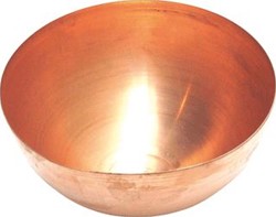 WENTZEL DAKGOOTVERSIERING HALVE BOLVORM KOPER DIAMETER 200MM 4430009300