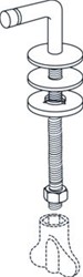 PRESSALIT 300 VAST SCHARNIER PER PAAR VOOR SPHINX 300 STAAND CLOSET RVS BT8999