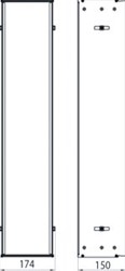 EMCO ASIS MODULE 150 MONTAGERAAM VOOR MODULE 80.5CM 975000051