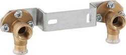 GEBERIT MAPRESS BRONS GEMINIBEUGEL MET 2X MUURPLATEN 15-RP1/2 63473