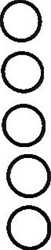 REMEHA O-RING 15.1X2.7 5 STUKS S54771