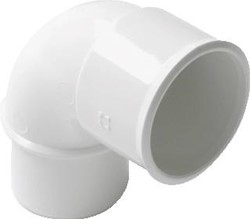 NICOLL PVC BOCHT 32 87 GRADEN LIJMMOF-SPIE WIT 110010W