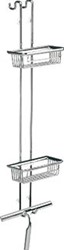EMCO SYSTEM 2 DEUR ETAGERE MET 2X DIEPE KORF EN DOUCHEWISSER CHROOM 356600106