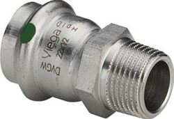 VIEGA SANPRESS INOX OVERGANGSSTUK SC PERS BU.DR. 35MMX1BU 436537 436 537
