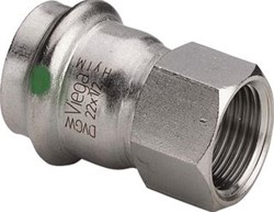 VIEGA SANPRESS INOX OVERGANGSSTUK SC PERS BI.DR. 42MMX1 1/2BI 436674 436 674
