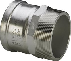 VIEGA SANPRESS INOX XL-OVERGANGSSTUK SC PERS BU.DR. 108MMX4BU 482930 482 930