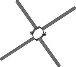 UBBINK ROLUX PP MFL 50 AFSTANDHOUDER VOOR ROOKGASBUIS 0716029