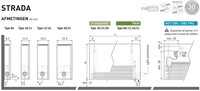 JAGA STRADA WANDCONVECTOR 50X70 TYPE20 WIT RAL9016 STRW.05007020.133-2