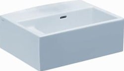 LAUFEN COLLEGE WASTAFEL 60 MET KRAANGAT MIDDEN MET OVERLOOP WIT H8576000001041