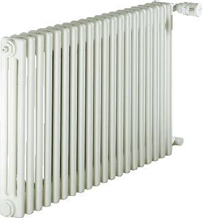 ZEHNDER CHARLESTON KOLOMRADIATOR HORIZONTAAL 600X1564 34-LEDEN RAL9016 2060-34