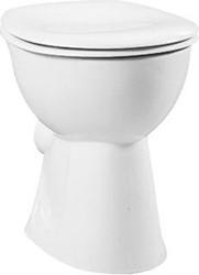 WISA SYDNEY +6 CLOSET KERAMIEK WIT 460X460X355MM TYPE STAAND PLAATS UITLAAT PK (PIJP KORT) VERHOOGD TOILET SPOELVORM DIEP GLANSGRAAD GLANZEND SPOELWATERHOEVEELHEID 3 6L HARTMAAT BEVESTI 9100901744