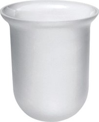 EMCO RONDO2 CLOSETBORSTELGARNITUUR GLAS GESATINEERD GLAS 451500090