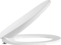 PRESSALIT CALMO CLOSETZITTING MET DEKSEL SCHARNIER: RVS SOFTCLOSE KLEUR: WIT 556000-BZ5999