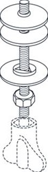 PRESSALIT VAST SCHARNIER T.B.V. CALMO BZ5999
