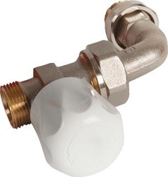 COMAP UNIVERSAR HANDBEDIENDE RADIATORKRAAN TYPE 449CB. 1/2 RECHT MET BOCHT R449204CB