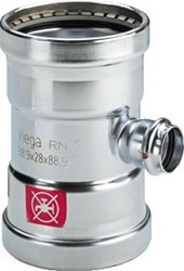 VIEGA PRESTABO XL T-STUK 108MM X 42MM X 108MM STAAL (PERS X PERS X PERS) 598 013