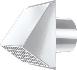 BURGERHOUT GEVELDOORVOER WTW 180MM WIT 40.045.27.25