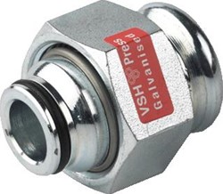VSH XPRESS STAAL 2-DELIGE RECHTE KOPPELING VLAKDICHTEND 18MM X 3/4 STAAL (PERS X BINNENDRAAD) 6208171