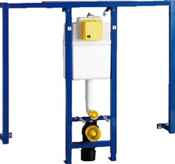 WISA XS L INBOUWRESERVOIR MET FRAME STAAL (HXBXD) 1180 1380X780 1300X140 200MM OPPERVLAKTEBESCHERMING GECOAT IN DIEPTE VERSTELBAAR VERSTELBARE HOOGTE BREEDTE VERSTELBAAR SPOELRESERVOIR  8050452707