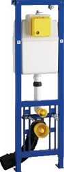 WISA XS VARIO INBOUWRESERVOIR MET FRAME STAAL (HXBXD) 1300 1500X380X160 200MM OPPERVLAKTEBESCHERMING GECOAT IN DIEPTE VERSTELBAAR VERSTELBARE HOOGTE TOILETHOOGTE VERSTELBAAR SPOELRESERV 8050452735