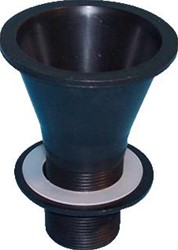LABSTREAM AFVOERTRECHTER PP ROND 80MM ZWART 42-501