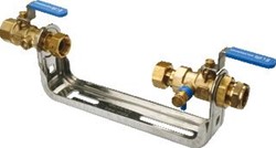 RAMINEX GWA-SET GEINTEGREERDE WATERMETER AANSLUITSET RECHT 3/4BIX15/22 KNEL 165MM QN1.5 WARTELS 3/4 KIWA 0 70009