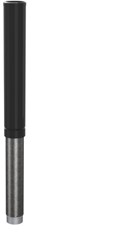 BURGERHOUT DAKDOORVOER DUBBELWANDIG 150MM ALUMINIUM ALMGSI 0,5 (3.3206) LENGTE 1450MM ZWART 40.045.26.58