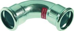 VSH XPRESS STAAL BOCHT KOPPELING 90GR 88.9 X 88.9MM STAAL (PERS X PERS) 6208048
