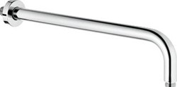 KLUDI A-QA DOUCHEARM VOOR SCHOTELDOUCHEKOP WAND 400MM LENGTE 1/2 MET ROZET CHROOM 6651405-00