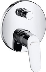 HANSGROHE FOCUS E2 EENHENDEL BADMENGKRAAN AFBOUWDEEL MET OMSTEL CHROOM 31945000