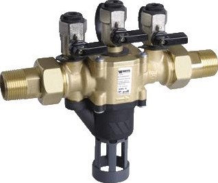 WATTS TERUGSTROOMBEVEILIGING BA BM 032 INCLUSIEF TRECHTER FILTER EN 2 AFSLUITERS 405032311