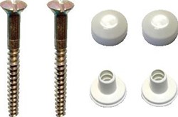 DE BEER WC-BEVESTIGINGSSET 6X70 LAGE KAST MESSING 203510001