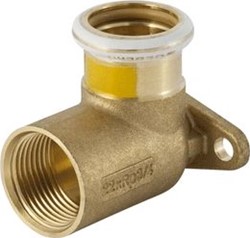 GEBERIT MAPRESS KOPER GAS MESSING MUURPLAAT L=43 MM 15-RP1/2 34731