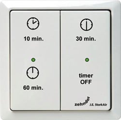 ZEHNDER SCHAKELAARS DRAADLOZE BEDIENING RF TIMER 655000780