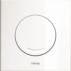 WISA XS ARGOS BEDIENINGSPANEEL CLOSET/URINOIR KUNSTSTOF WIT (BXLXH) 160X160X14MM GESCHIKT VOOR FRONTBEDIENING BEDIENING EENKNOPS GESCHIKT VOOR URINOIR TYPE BEKRACHTIGING MECHANISCH 8050418201