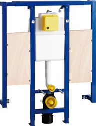 WISA XS L INBOUWRESERVOIR MET FRAME STAAL (HXBXD) 1180 1380X890X140 200MM OPPERVLAKTEBESCHERMING GECOAT IN DIEPTE VERSTELBAAR VERSTELBARE HOOGTE SPOELRESERVOIR KUNSTSTOF CONSTRUCTIE ZEL 8050452737