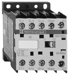 SCHNEIDER ELECTRIC TESYS K CONTACTOR 3M HC: 1V AC-3<=440V 6A STUURSPANNING: 24V AC LC1K0601B7