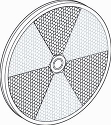 SCHNEIDER REFLECTOR GEPOLARISEERD ROND 80MM XUZC80