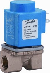 DANFOSS MAGNEETAFSLUITER MESSING INDIRECT WERKEND 2-2 NC EPDM DOORLAAT 6MM BINNENDRAAD G 3-8-ZONDER SPOEL 032U1241