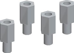 SCHNEIDER ELECTRIC SPACIAL SF VENTILATIEHEFFERS VOOR DAK 4 STUKS NSYRE26
