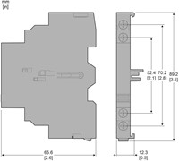 SCHNEIDER ELECTRIC FOUTSIGNAALCONTACT N/C + HULPCONTACT N/C ACCESSOIRES TESYS GV2  GVAD0101-2