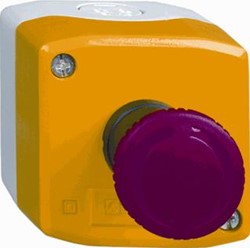 SCHNEIDER-ELECTRIC XALK DRUKKNOPKAST MET NOODSTOPFUNCTIE 1 RODE VUISTSLAG DRAAIEN OM TE ONTGRENDELEN KOP 40 MM ROND 1M+2V PG13